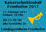 Kaiserschnittenball  //HAPPY HOUR// am Samstag, 11.02.2017